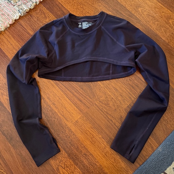 Zella Tops - NWOT Z by Zella Shrug in Nebula Purple Size Small Activewear